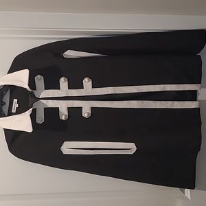 Beauty Queen Black Elegant Pearl Cape Capelet